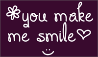 You Make Me Smile font by ByTheButterfly
